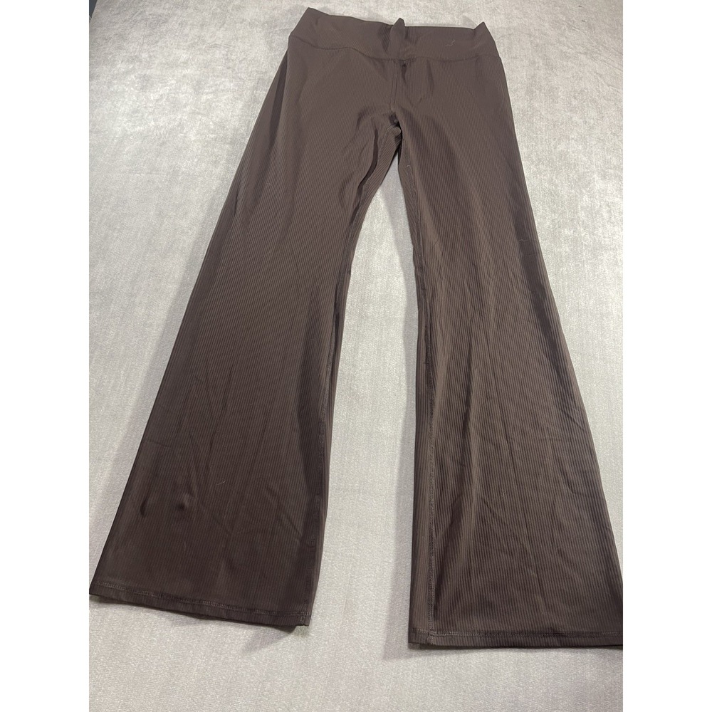 Avia SoftSculpt Ribbed Yoga Top - Brown